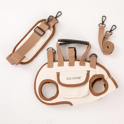 Adjustable Pet Harness Leash Set