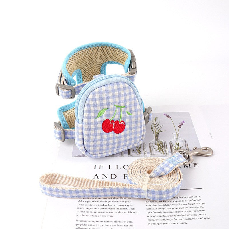 Adjustable Reflective Pet Harness with Leash