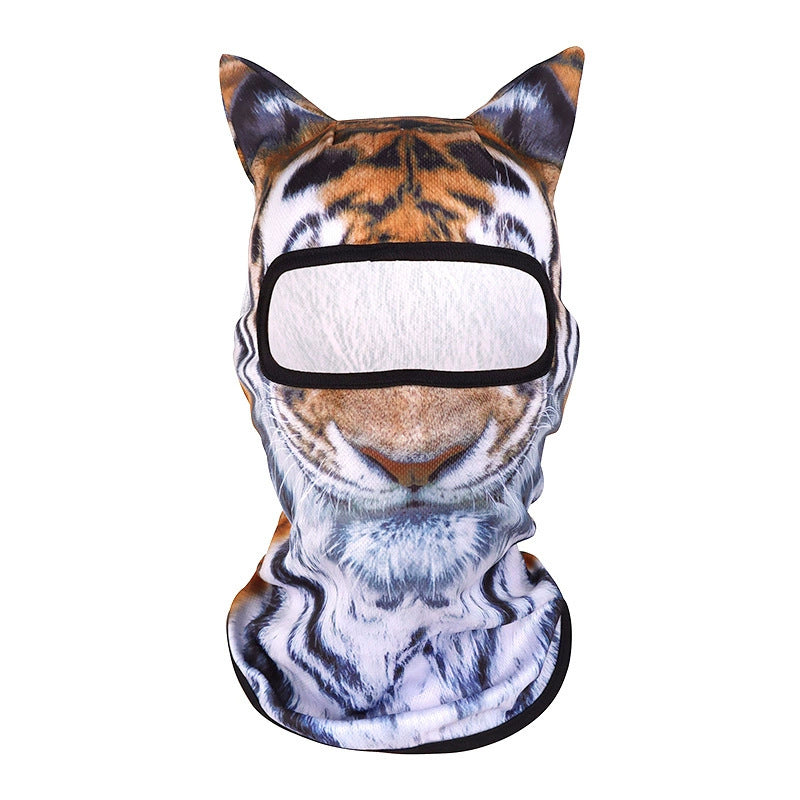 3D Animal Print UV Protection Cycling Face Mask