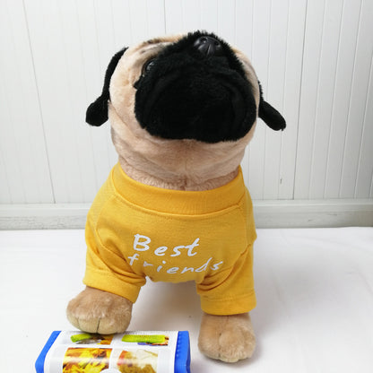 Round Neck T-Shirt Teddy Bichon Cat and Dog Clothing