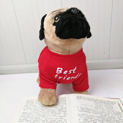 Round Neck T-Shirt Teddy Bichon Cat and Dog Clothing