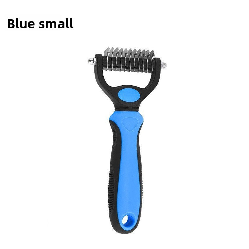 Pet Double-sided Open Knotted Comb Comb Massage Comb Cleaning Beauty Cat Comb Dog Pet Comb Pet Supplies Comb