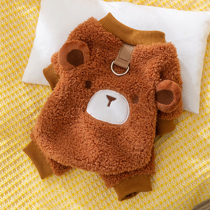 Four-legged sweater dog clothes