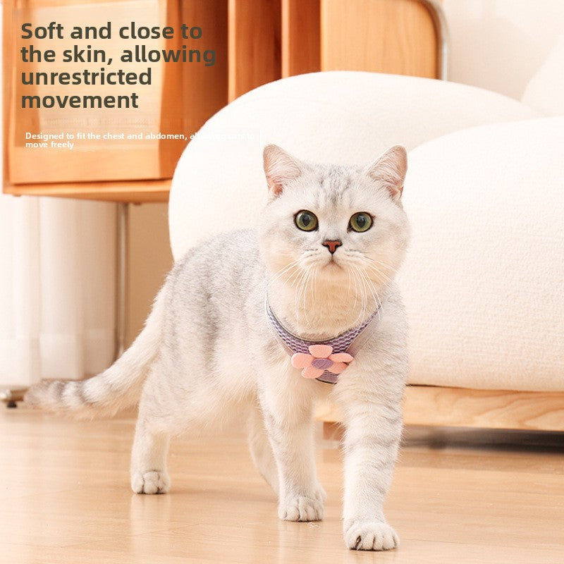 Cat vest-style harness