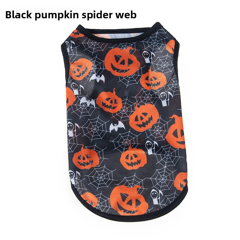 Halloween Pet Vest Pumpkin Print