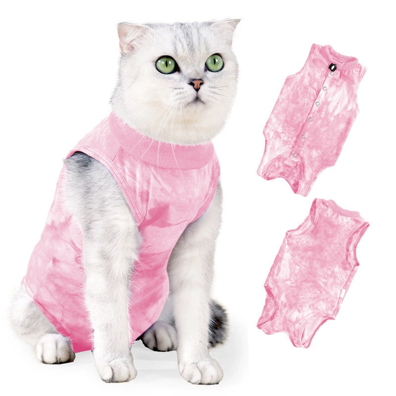 Cat Sterilization and Postpartum Recovery Vest