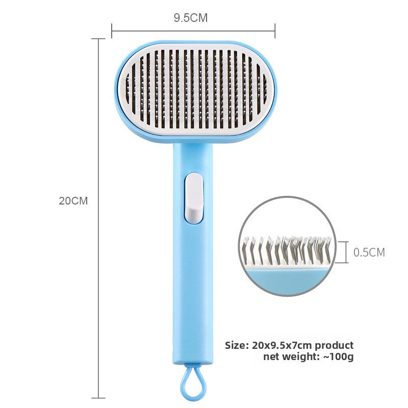 Pet Hair Removal Comb with Massage Function