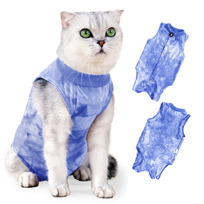 Cat Sterilization and Postpartum Recovery Vest