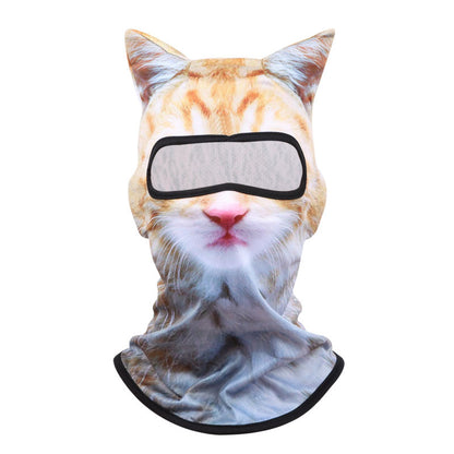 3D Animal Print UV Protection Cycling Face Mask