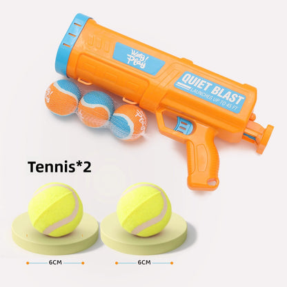 Tennis Ball Launcher Dog Toy with Balls
