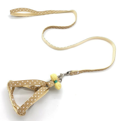 Adjustable Dog Leash Harness with Chest Strap