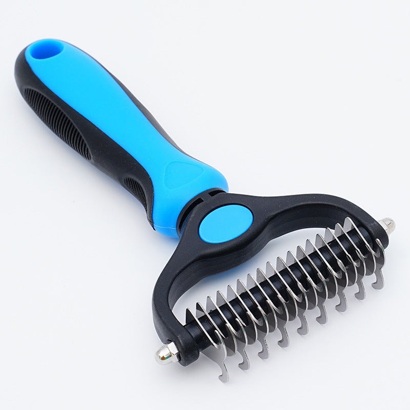 Pet Double-sided Open Knotted Comb Comb Massage Comb Cleaning Beauty Cat Comb Dog Pet Comb Pet Supplies Comb