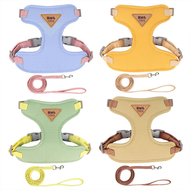Adjustable Pet Harness Vest with Leash Rope
