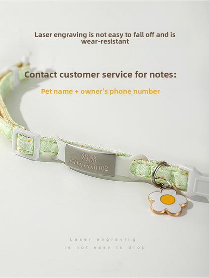 Cat Collar with Engraving