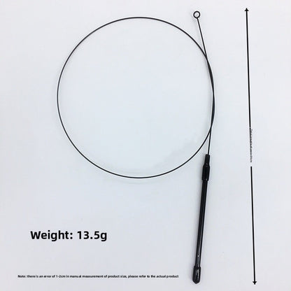 Interactive Cat Teaser Wand with Replaceable Heads