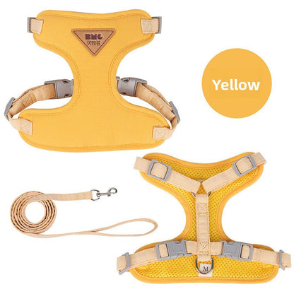 Adjustable Pet Harness Vest with Leash Rope