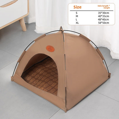 Foldable pet tent