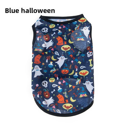 Halloween Pet Vest Pumpkin Print