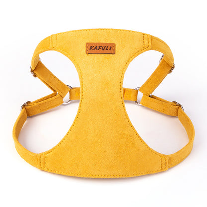 Adjustable Suede Pet Harness Leash for Small Dogs and Cats
