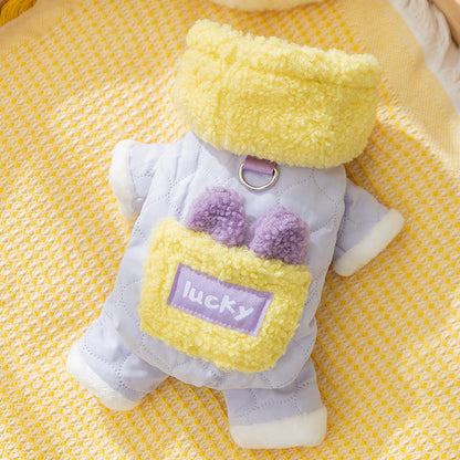 Four-legged sweater dog clothes