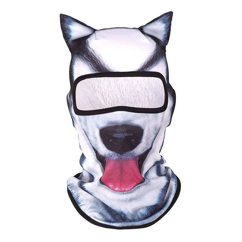3D Animal Print UV Protection Cycling Face Mask