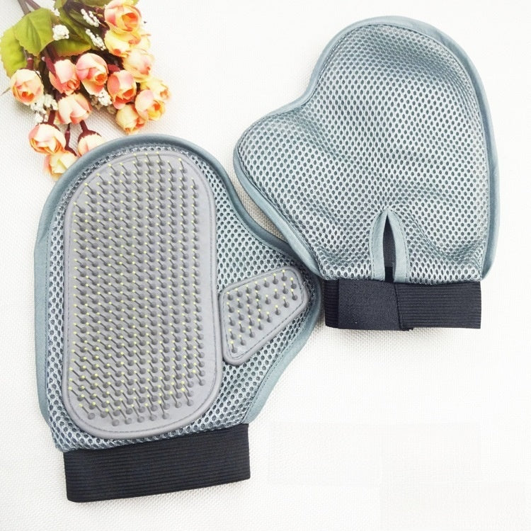 Pet Bathing Gloves Dog Grooming Massage Brush