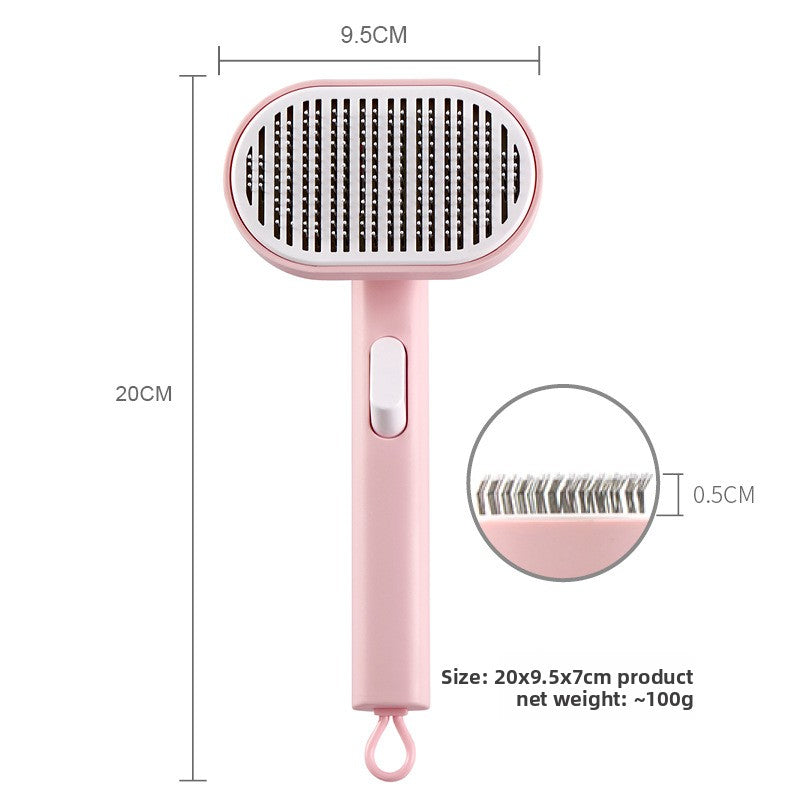 Pet Hair Removal Comb with Massage Function