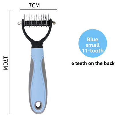 Pet Double-sided Open Knotted Comb Comb Massage Comb Cleaning Beauty Cat Comb Dog Pet Comb Pet Supplies Comb