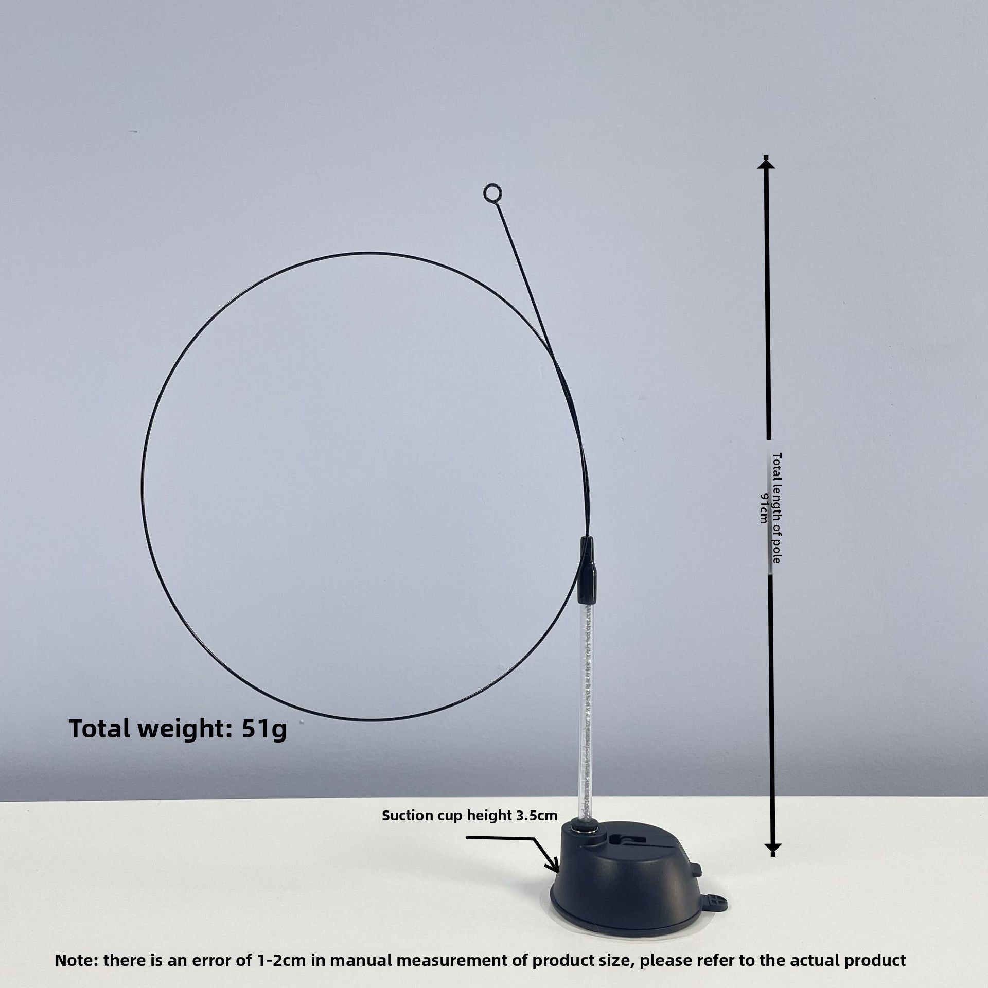 Interactive Cat Teaser Wand with Replaceable Heads