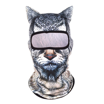 3D Animal Print UV Protection Cycling Face Mask