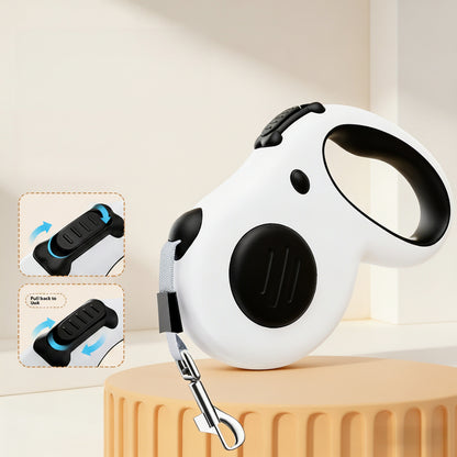 Retractable Dog Leash with Shock Absorption