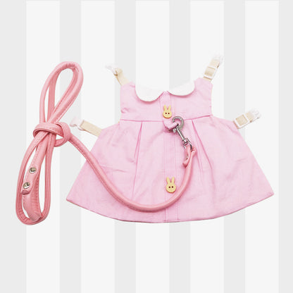 Princess Pet Rabbit Costume with Hat and Leash
