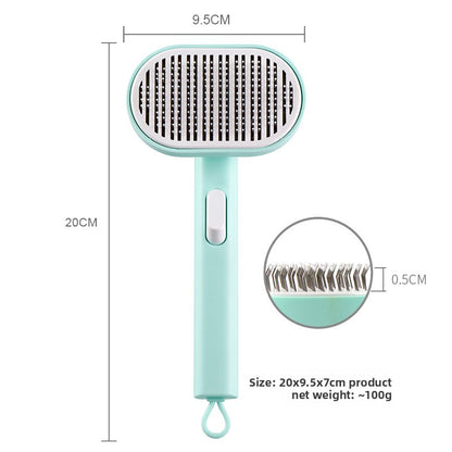 Pet Hair Removal Comb with Massage Function