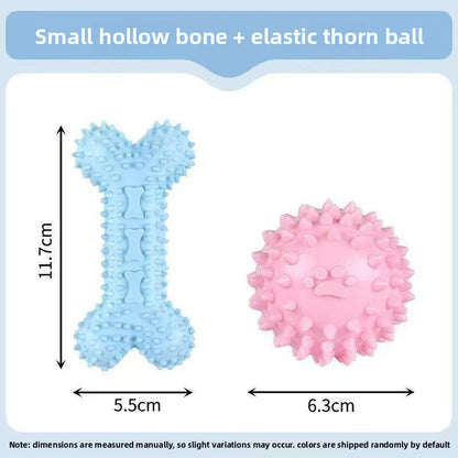 Dog Chew Toy Ball Bite Resistant Pet Dental Molar Stick