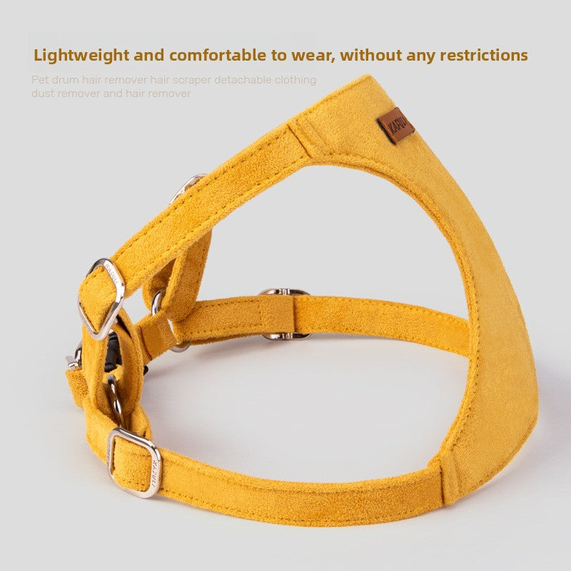 Adjustable Suede Pet Harness Leash for Small Dogs and Cats