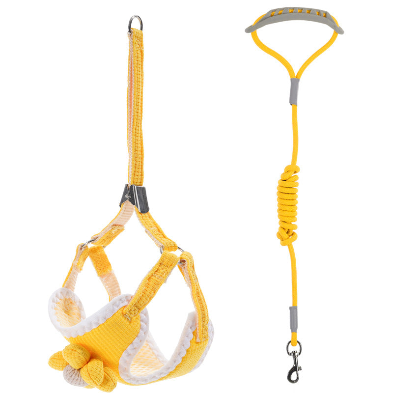 Adjustable Breathable Pet Vest Harness with Leash