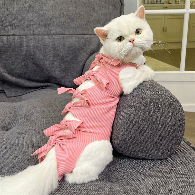 Cat Sterilization Recovery Suit Post Surgery Protective Garment