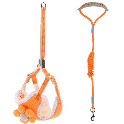 Adjustable Breathable Pet Vest Harness with Leash