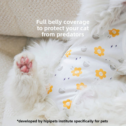 Adjustable Cat Recovery Suit Post Surgery
