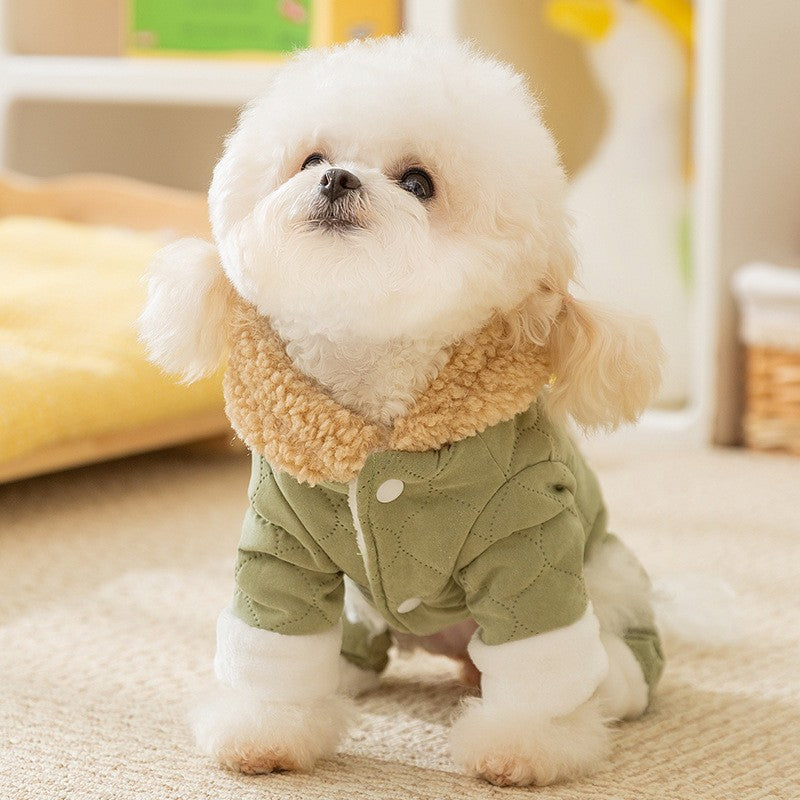 Four-legged sweater dog clothes
