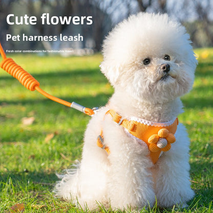 Adjustable Breathable Pet Vest Harness with Leash