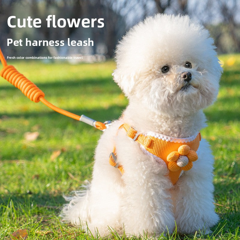 Adjustable Breathable Pet Vest Harness with Leash