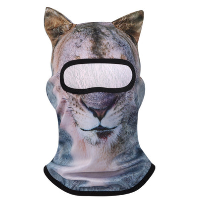 3D Animal Print UV Protection Cycling Face Mask