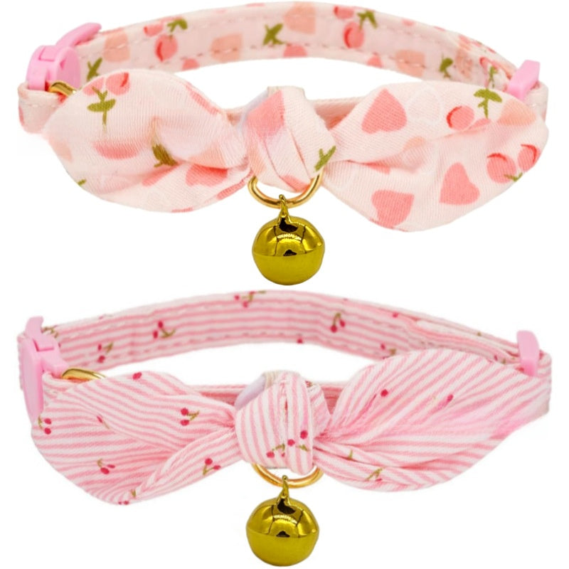 Adjustable Rabbit Ears Pet Collar for Small Dogs and Cats
