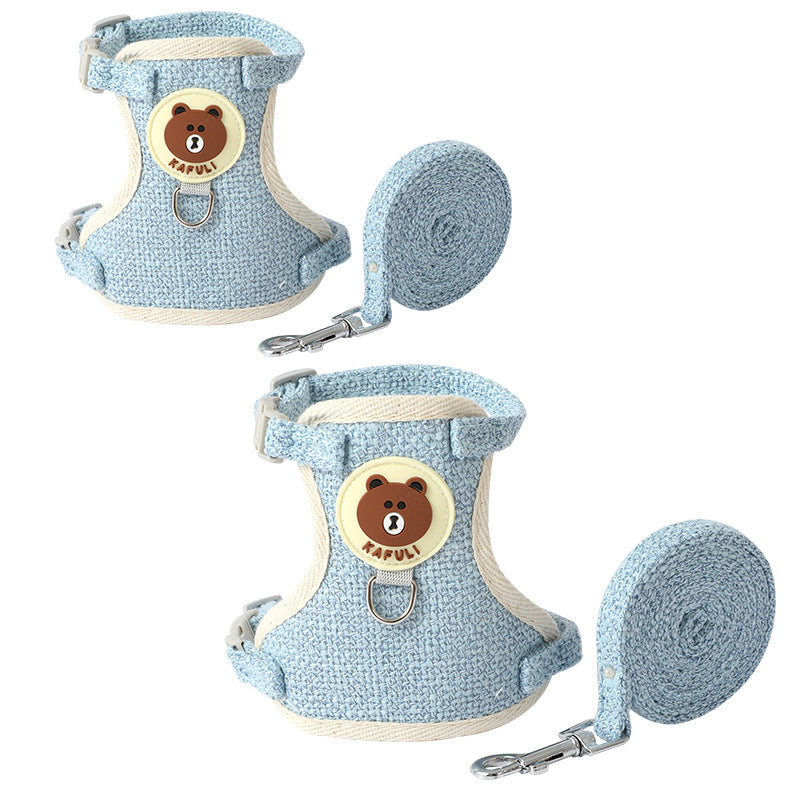 Adjustable Bear Design Pet Leash