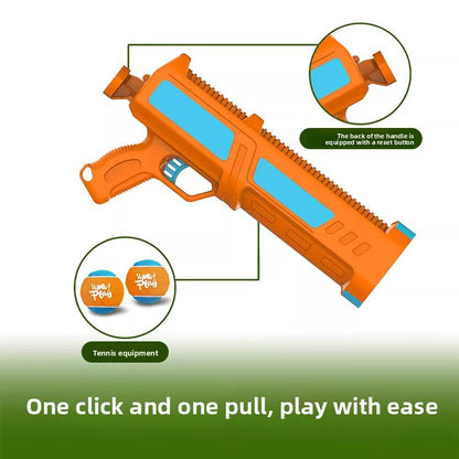 Tennis Ball Launcher Dog Toy with Balls