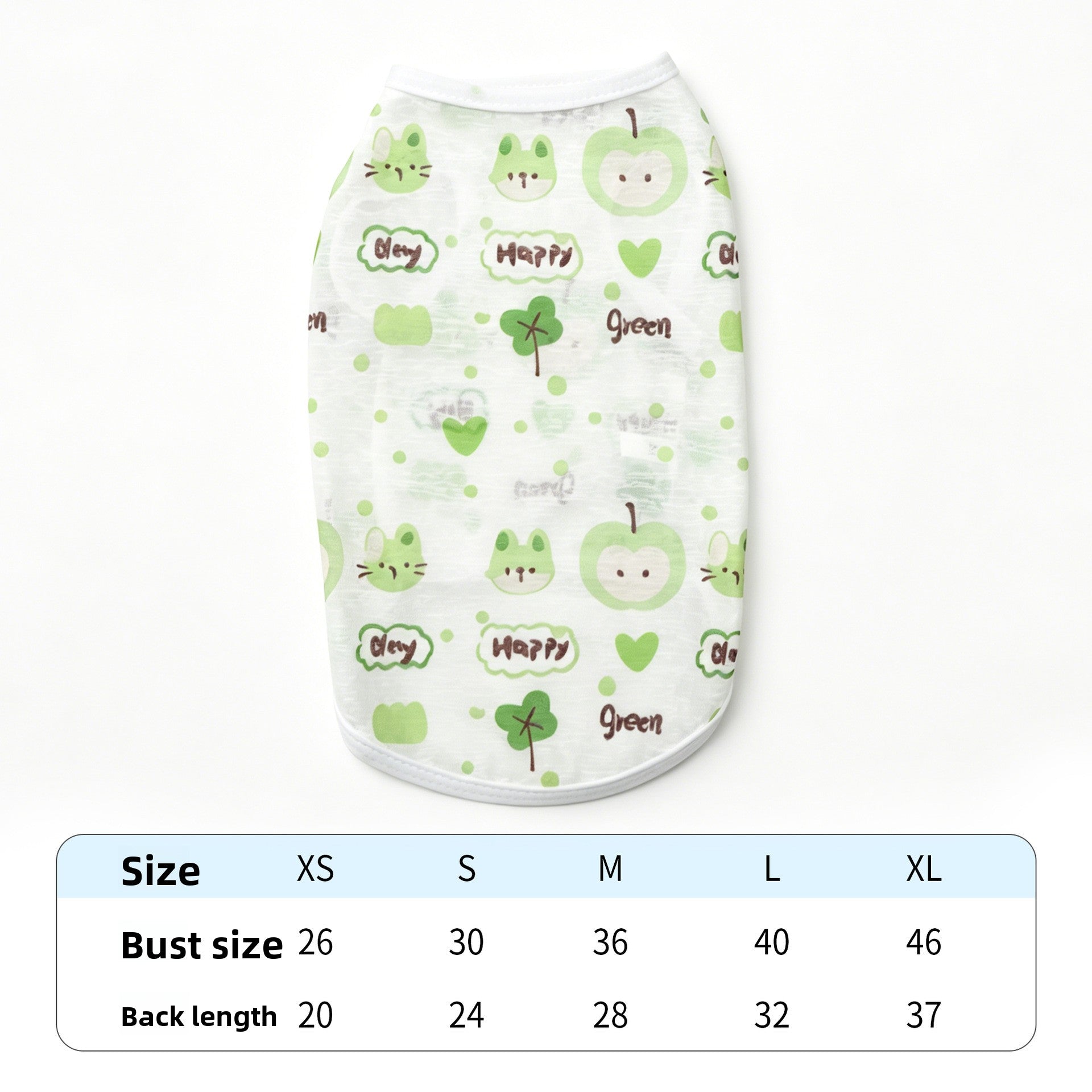 Floral Pet Shirt for Cats and Small Dogs
