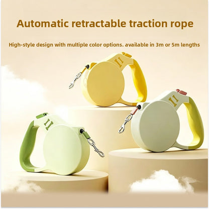 Retractable Dog Leash with Shock Absorption