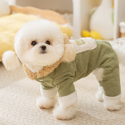 Four-legged sweater dog clothes