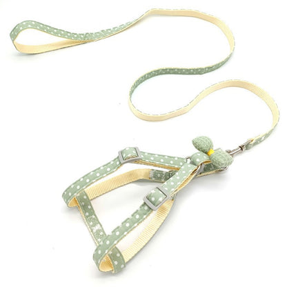 Adjustable Dog Leash Harness with Chest Strap